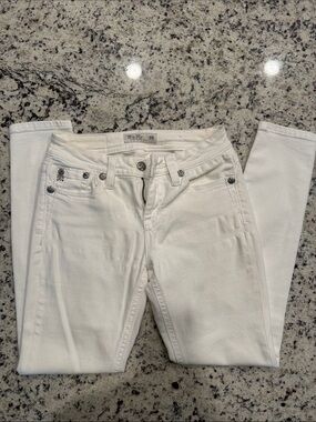 Miss Me White Skinny Jeans